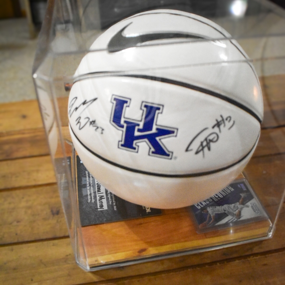Nike Kentucky Wildcats Autographed Basketball -Jamal Murray & Tyler Ulis